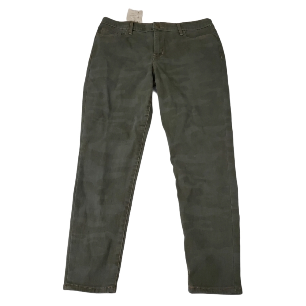 Sanctuary Jeans 30 Womens Denim Skinny‎ Camo Green Social Ankle NWOT